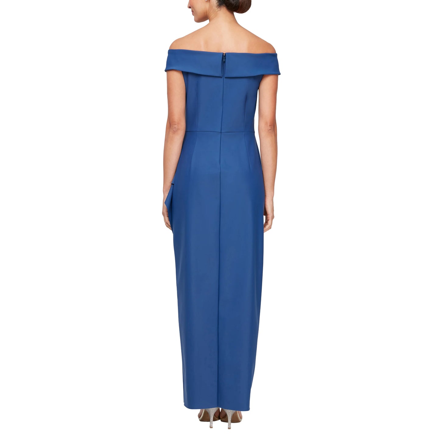 Dana Off-the-Shoulder Contour Dress - Indigo