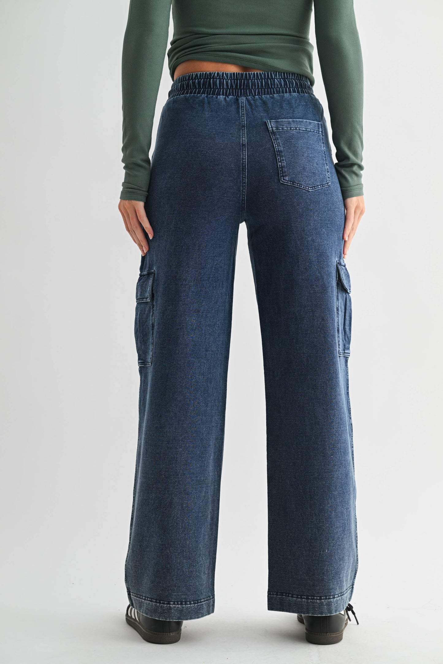 Jaycie Mineral Wash Cargo Pants