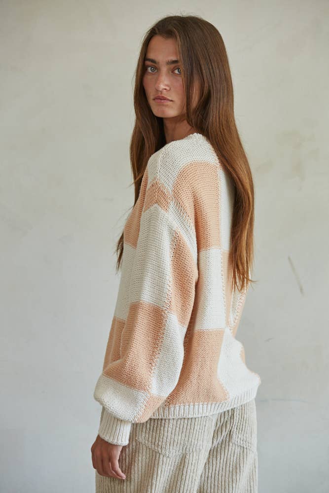 Coral Cotton Pullover