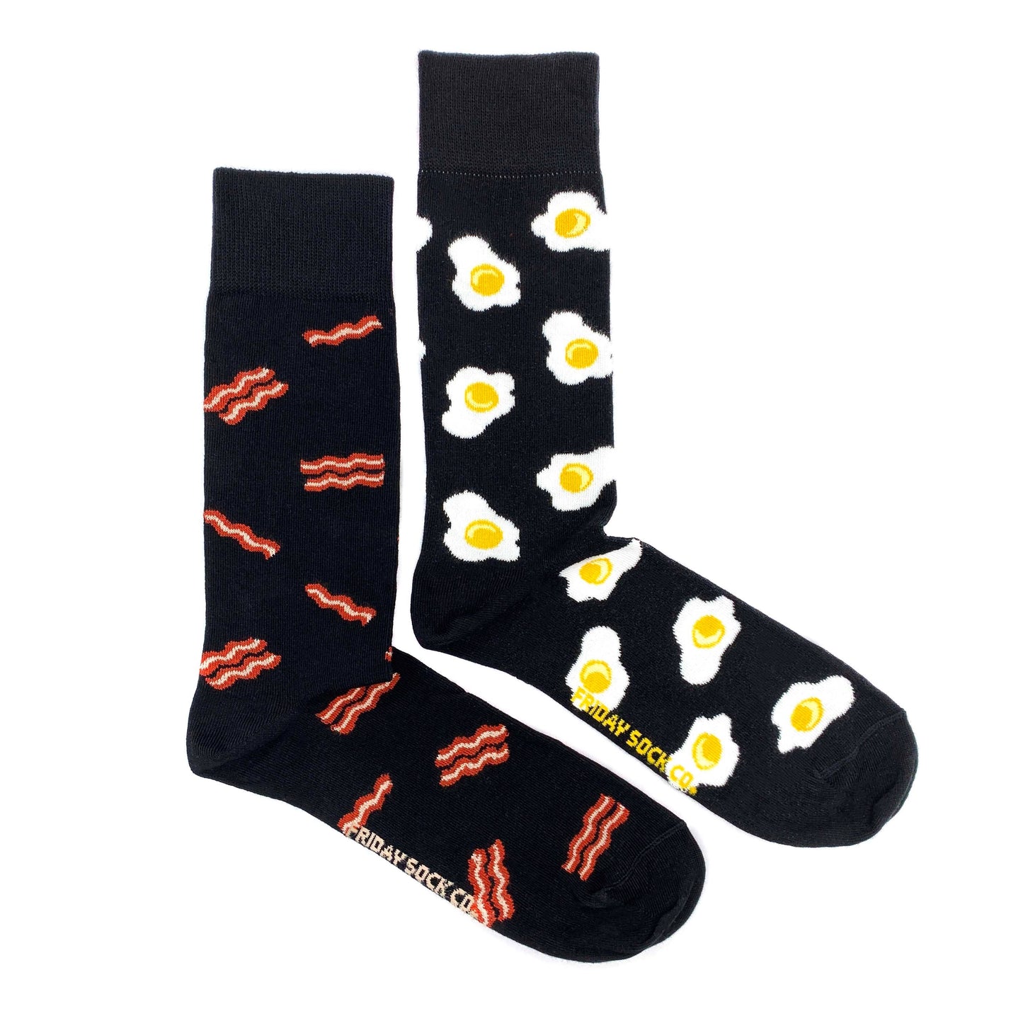 Bacon & Eggs  Mismatched Socks