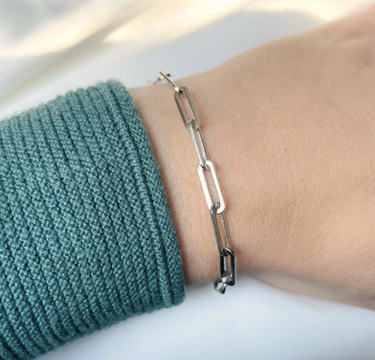 Brielle Paperclip Bracelet