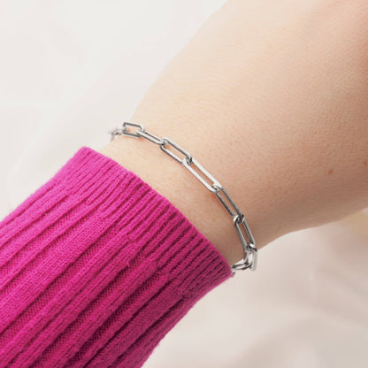 Brielle Paperclip Bracelet
