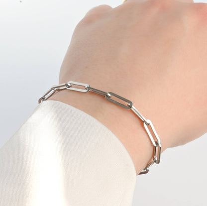 Brielle Paperclip Bracelet