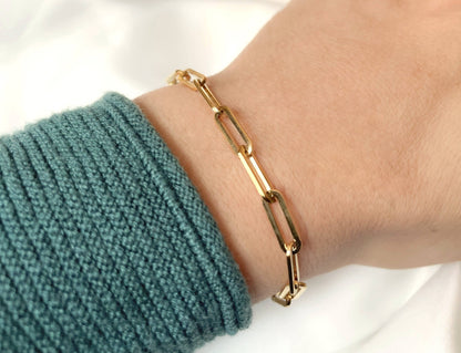 Brielle Paperclip Bracelet