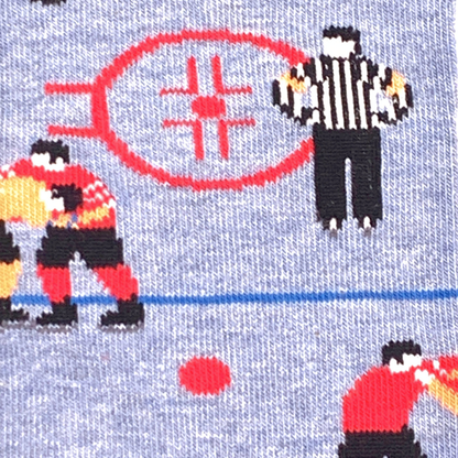 Funny Hockey Scenes Socks