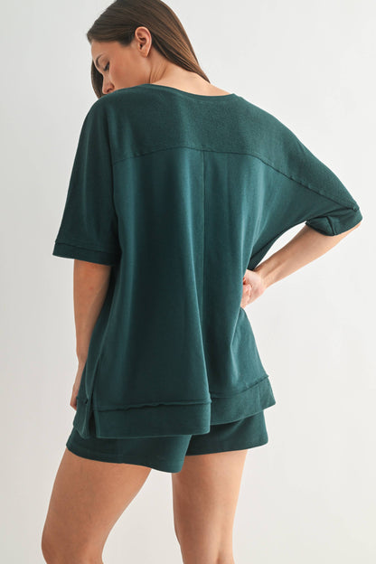 Monterey Short Sleeve French Terry Top
