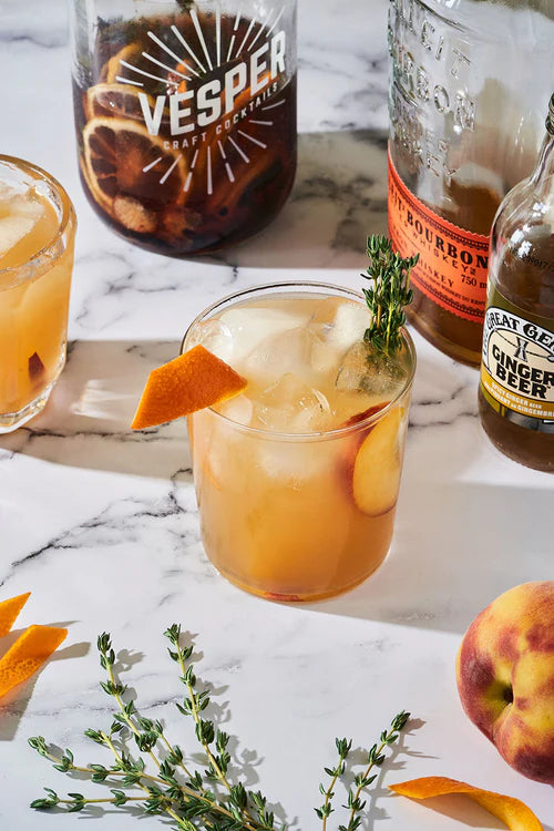 Bourbon Apple Cider Holiday Cocktail/Mocktail Mixer -