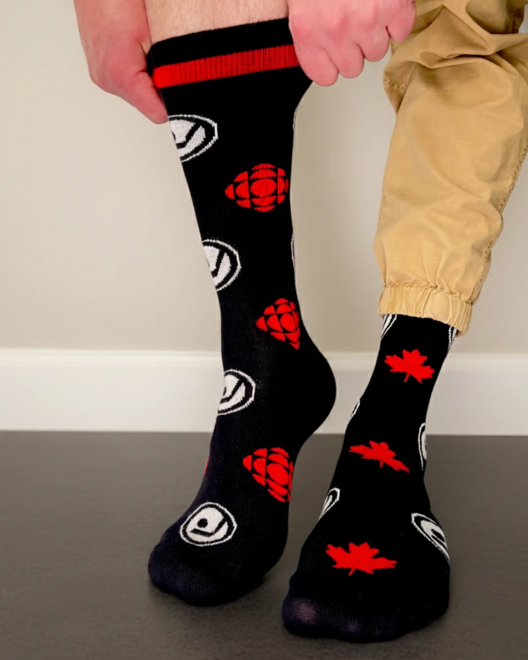 CBC Hockey Night in Canada Logos Socks