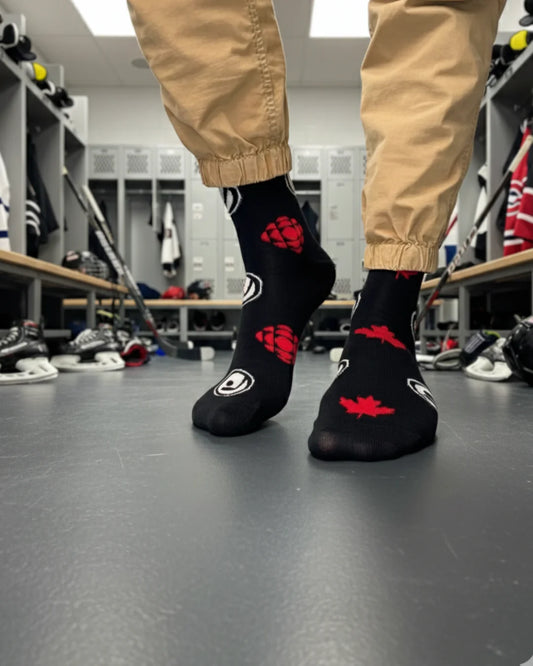 CBC Hockey Night in Canada Logos Socks
