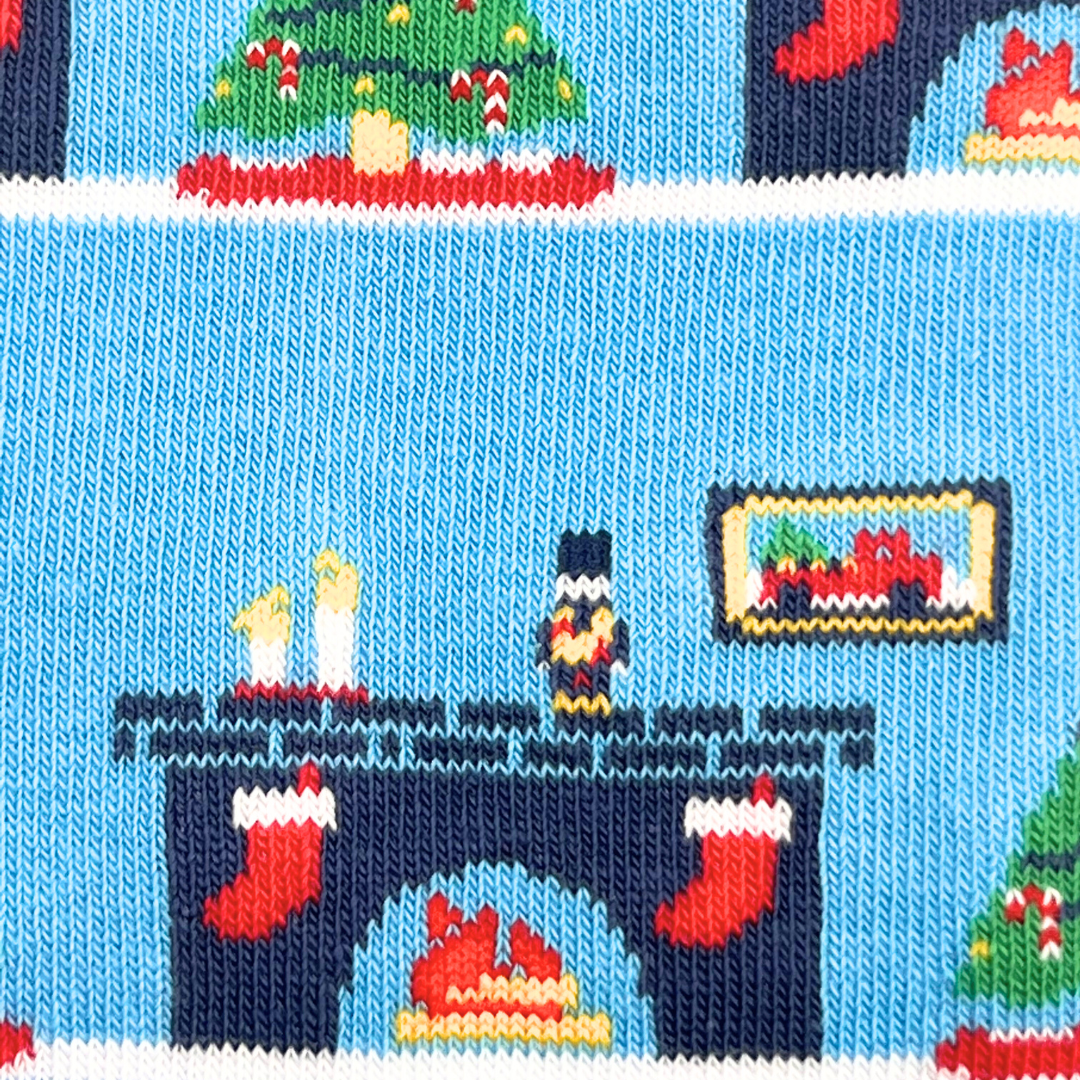 Christmas Vintage Truck & Living Room Socks