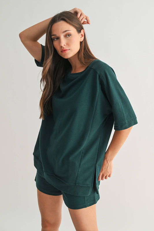 Monterey Short Sleeve French Terry Top
