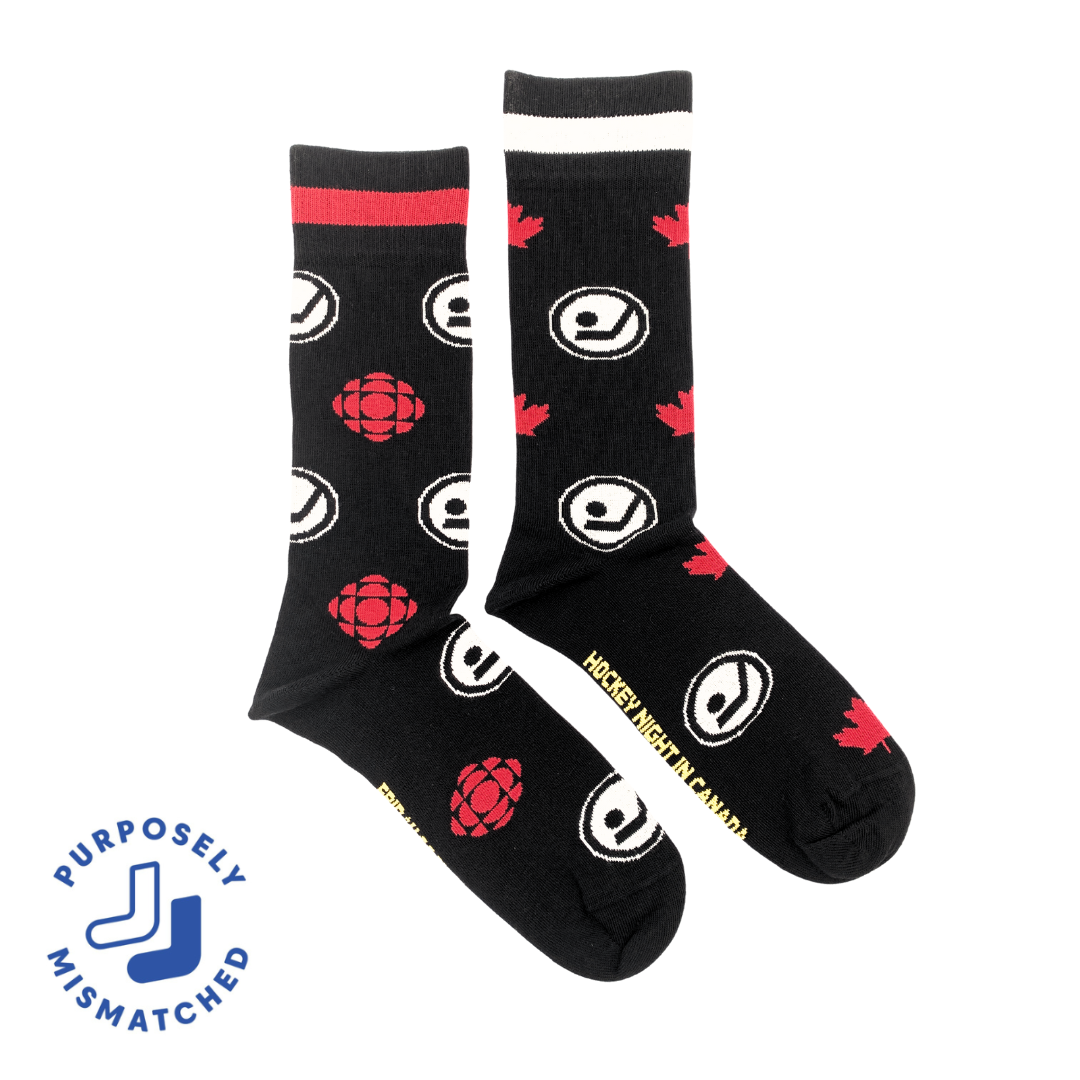 CBC Hockey Night in Canada Logos Socks