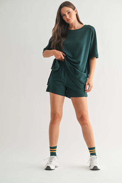 Monterey Short Sleeve French Terry Top